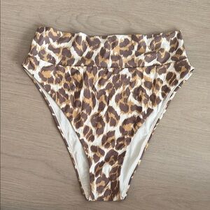 Aerie Leopard Print Bikini Bottom